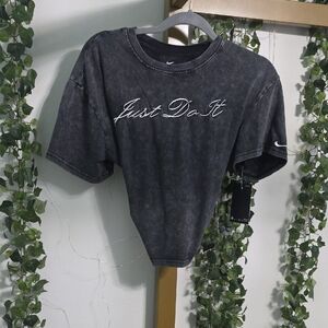 Nike Black 'Just Do It' Women's Top